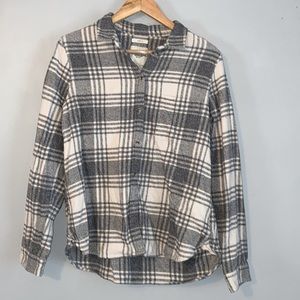 American Eagle Grey & White Flannel